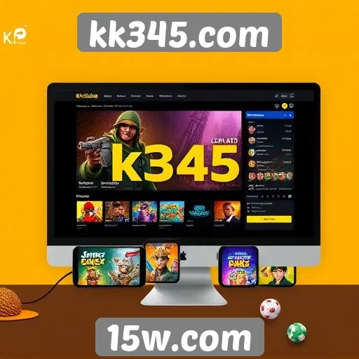 Análise da interface de usuário do kk345.com